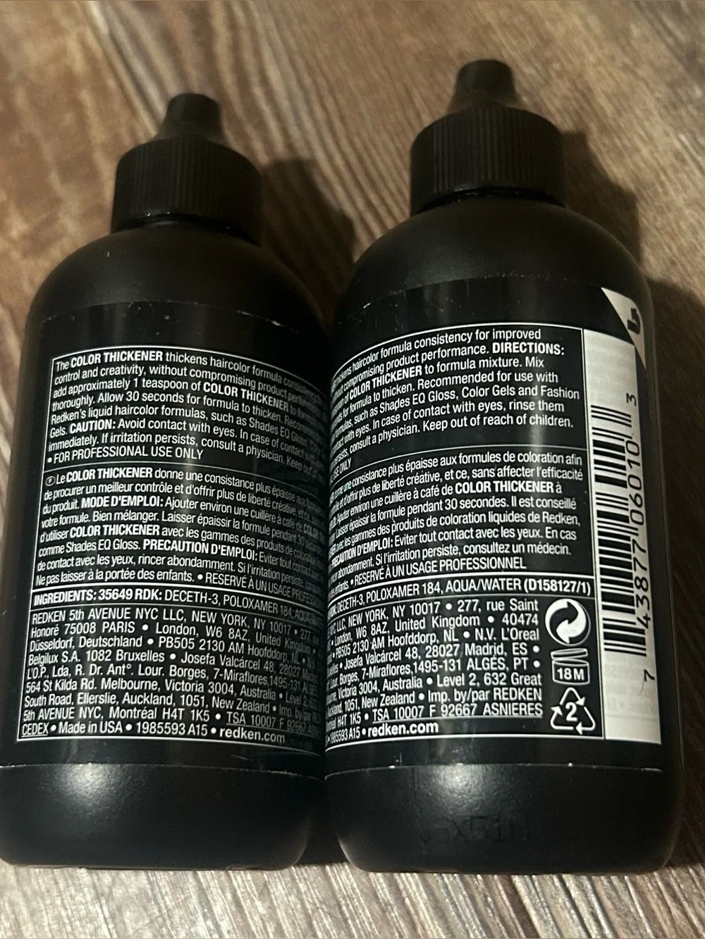 2 x REDKEN Color Thickener Viscosity Adjuster 4 fl oz Viscosity Adjuster NWOB